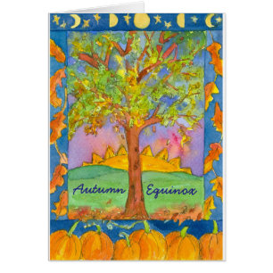 Coucher du soleil Paysage d'automne Équinoxe