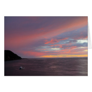 Coucher du soleil sur Manan grand