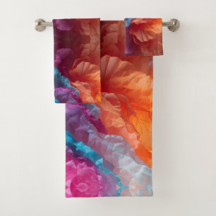 Couches de papier de soie abstrait lumineux