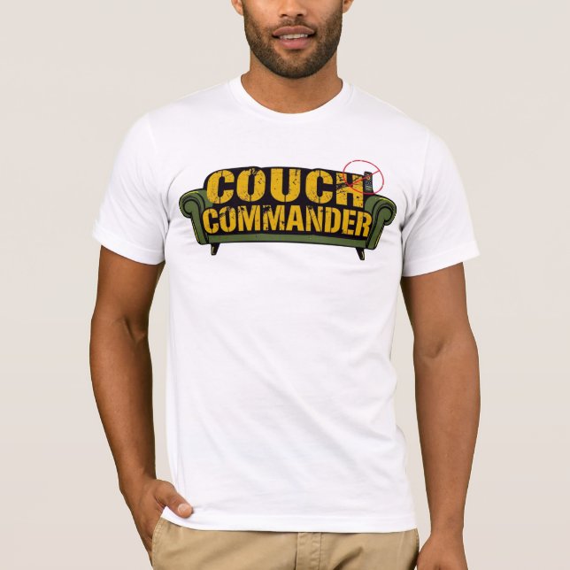 Couchkommandeur - Funny Lazy Vater T - Shirt (Vorderseite)