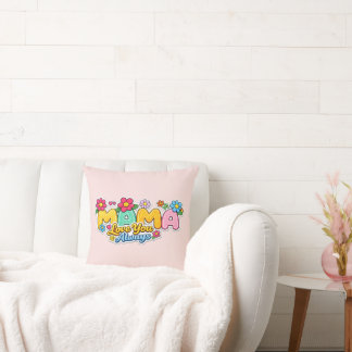 "Coucou Maman, Je T'Aime Toujours" Coussin