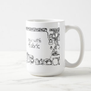 Coudre Avec Mug De Tissu