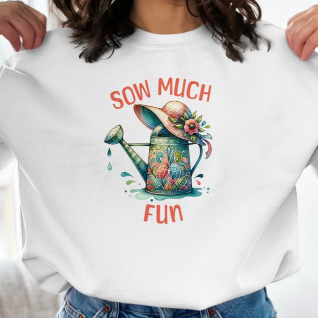 Coudre beaucoup de Sweatshirt blanc amusant (Créateur téléchargé)