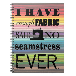 Coudre Pas Suffisamment Carnet Fabric Artisanat