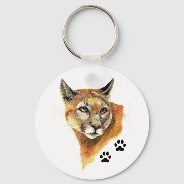 Cougar Animal Schlüsselanhänger (Vorderseite)