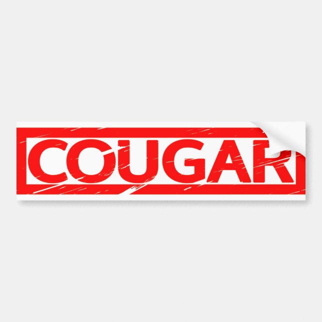 Cougar-Briefmarke Autoaufkleber (Vorne)