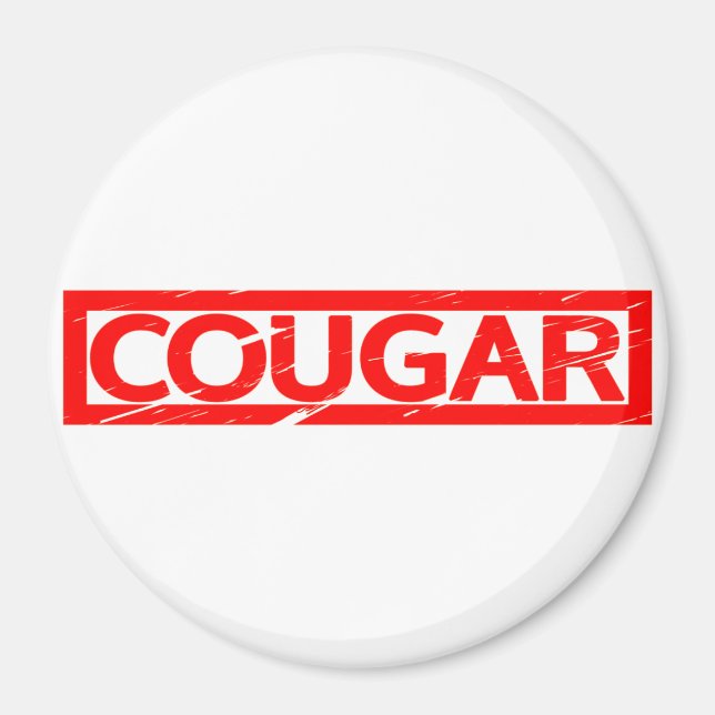 Cougar-Briefmarke Magnet (Vorne)