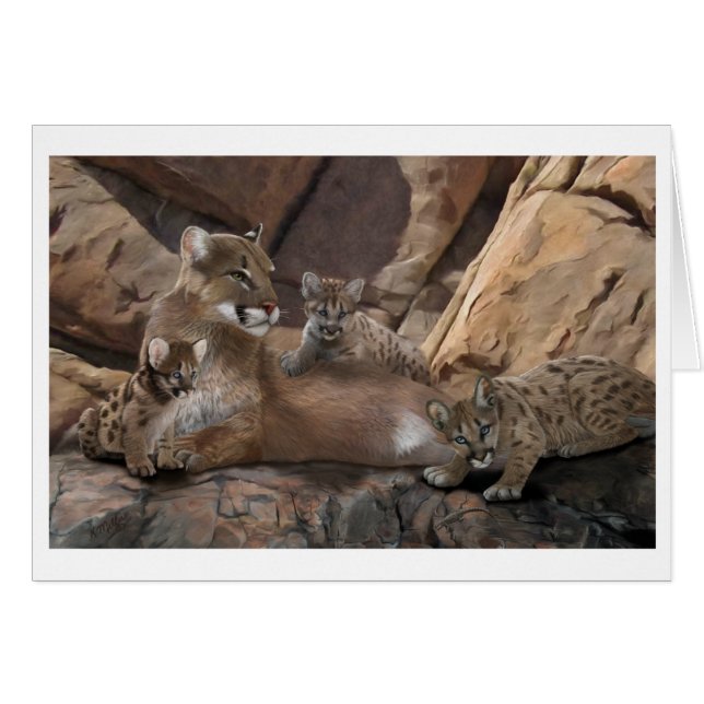 Cougar-Familie (Vorderseite (Horizontal))