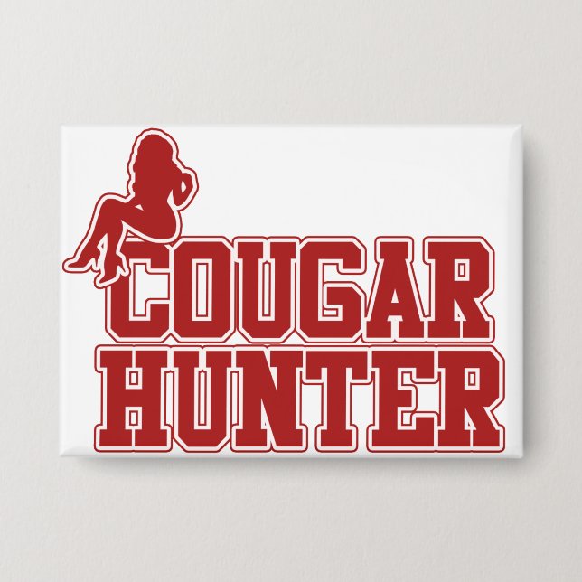 Cougar Hunter Button (Vorderseite)