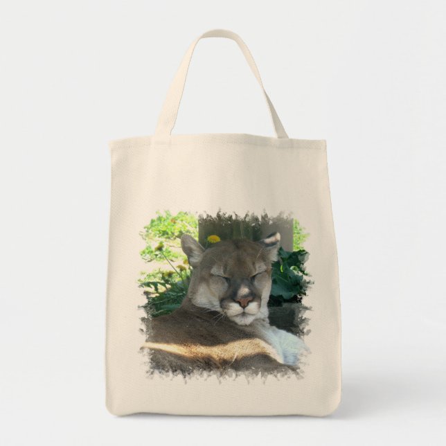 Cougar-Lebensmittelgeschäft-Taschen-Tasche Tragetasche (Vorne)