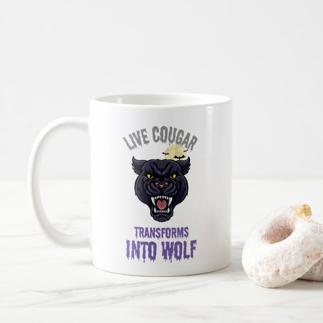 cougar live  kaffeetasse (Mit Donut)