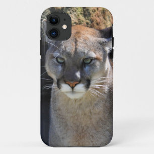 Cougar Mountain Lion Big Cat Art Coque
