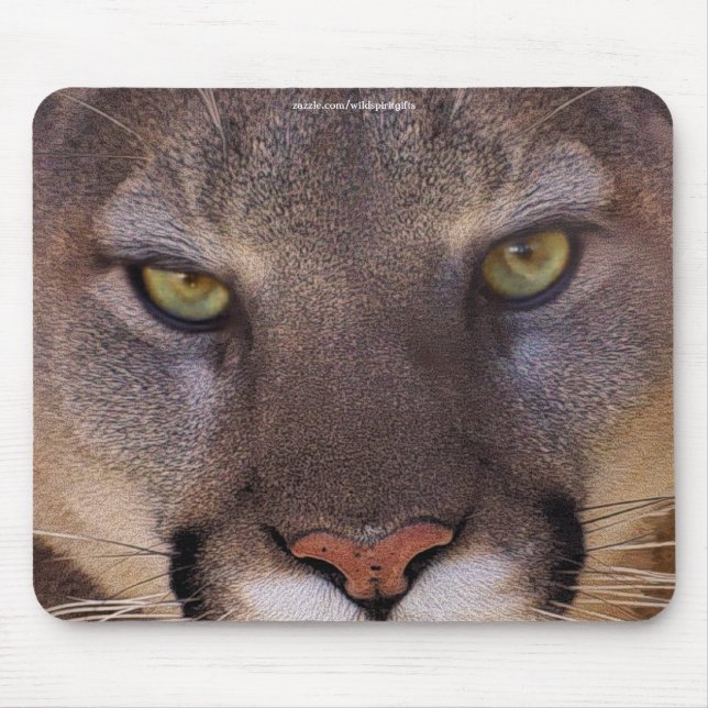 COUGAR Mountain Lion Wildlife Mousepad (Vorne)