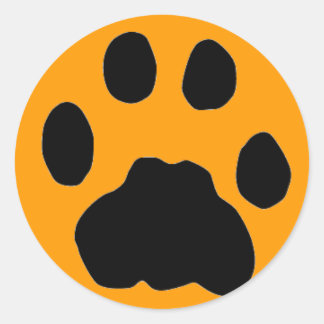 COUGAR PAW DRUCKEN RUNDER AUFKLEBER