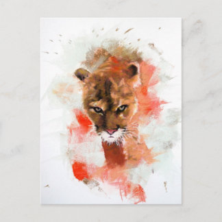 Cougar Postkarte