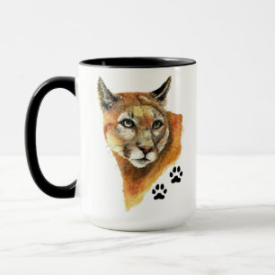 Cougar, Puma, Mountain Lion Animal Travel Tasse