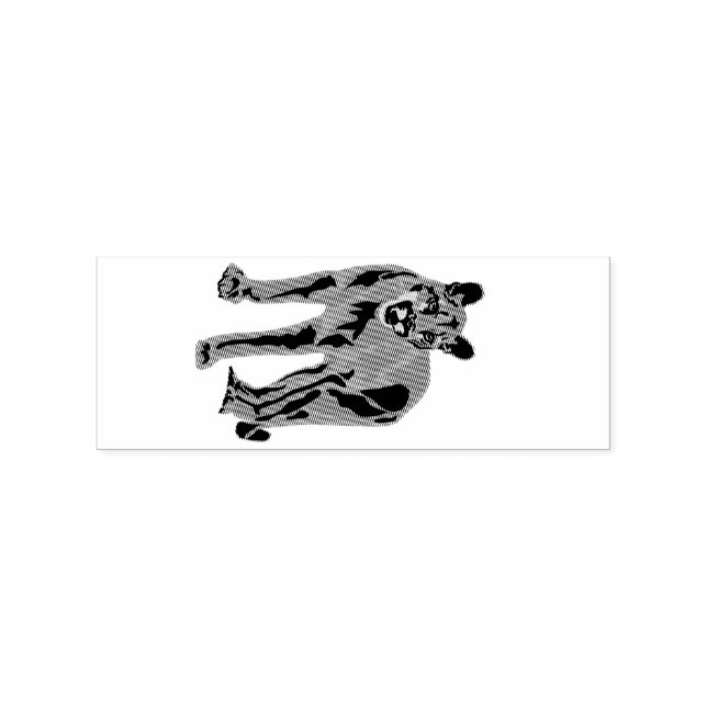 Cougar Puma Mountain Lion Thunder_Cove Gummistempel (Prägung)