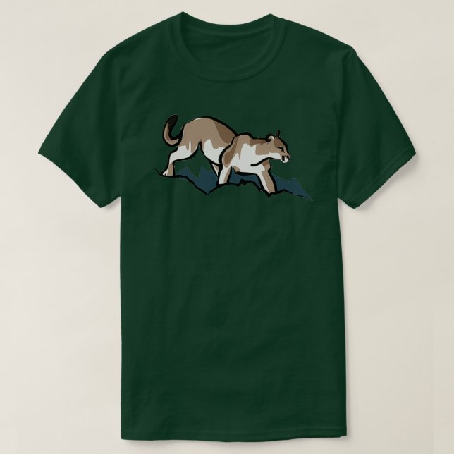 Cougar Puma Mountain T-Shirt (Design vorne)