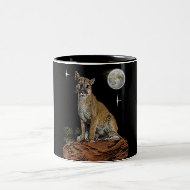 Cougar Zweifarbige Tasse (Mittel)