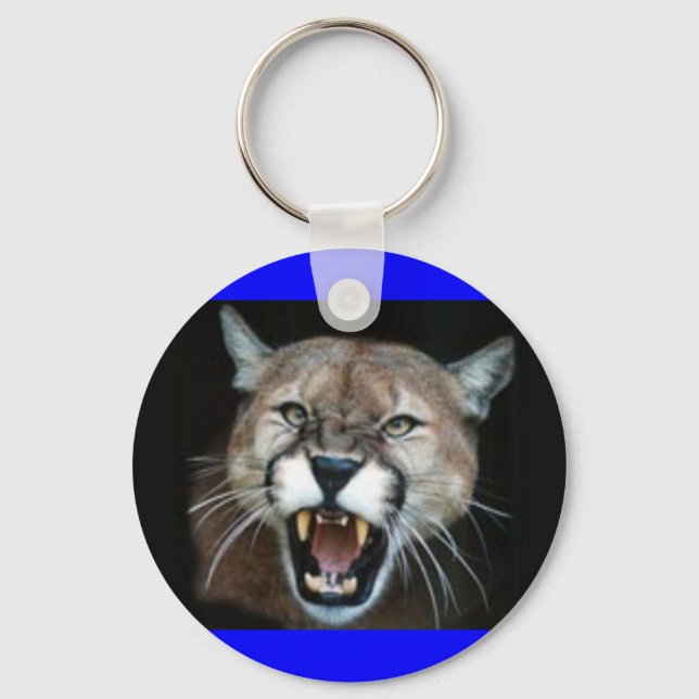 CougarFotoSnarl Schlüsselanhänger (Vorderseite)