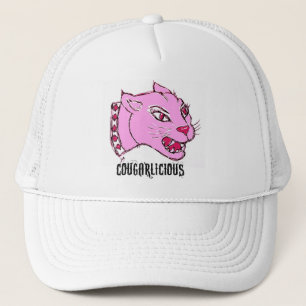 COUGARLICIOUS PUMA-DRUCK IM PINK TRUCKERKAPPE