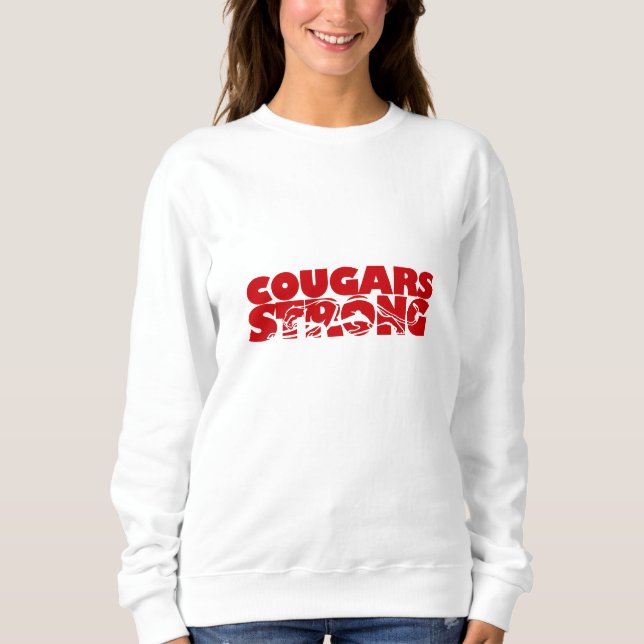 Cougars des femmes Sweatshirt (Devant)