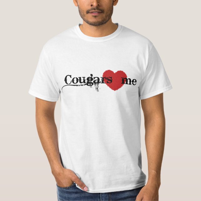 Cougars-Liebe ich T-Shirt (Vorderseite)