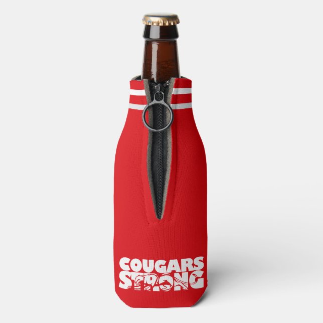 Cougars Strong Flaschenkühler (Flasche Rückseite)