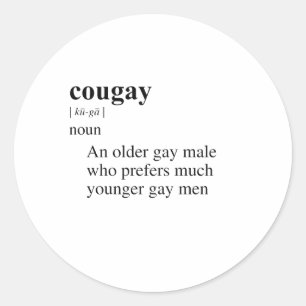 COUGAY RUNDER AUFKLEBER