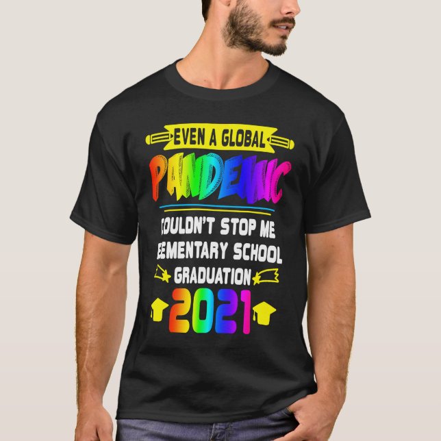 Couldn't Stop Me Elementary School Degree Graduati T-Shirt (Vorderseite)