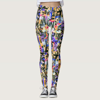couleur abstrait avantacular leggings