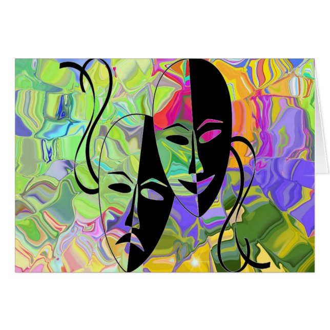 Couleur Abstraite vive (Devant horizontal)