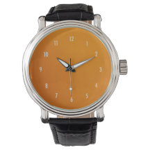 Couleur ambre de la montre pour hommes
