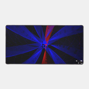 Couleur bleuet Abstrait Géométrique Pad Mat