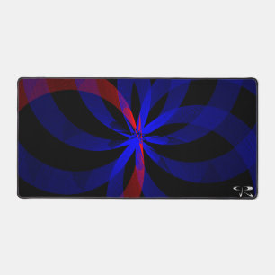 Couleur bleuet Accentuation Géométrique Souris Mat