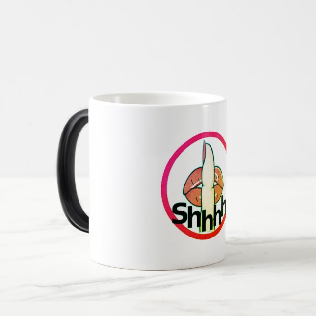 Couleur changeant tasse de café (shhh! !) (Devant gauche)