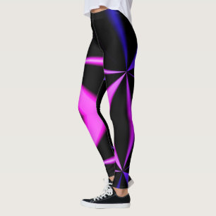 Couleur Curl Abstrait Motif Champ Leggings
