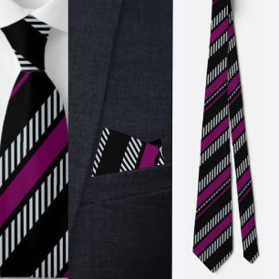 Couleur Cute Stripes Motif Cravate