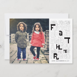 Couleur dans la carte de Fête des pères papa