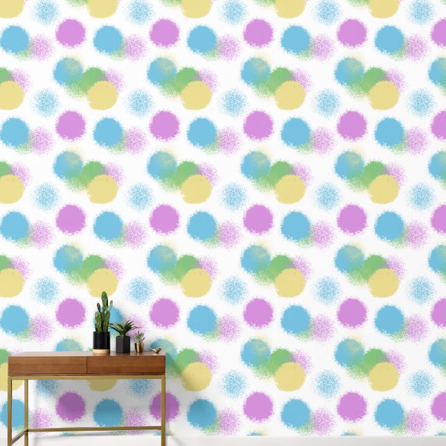 Couleur de bonbon énergétique Papier peint Abstrai (Couloir)