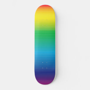 Couleur de graduation avec lignes Skateboard