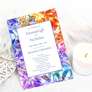 Couleur de la fête Crystal Gemstone Programmes de 