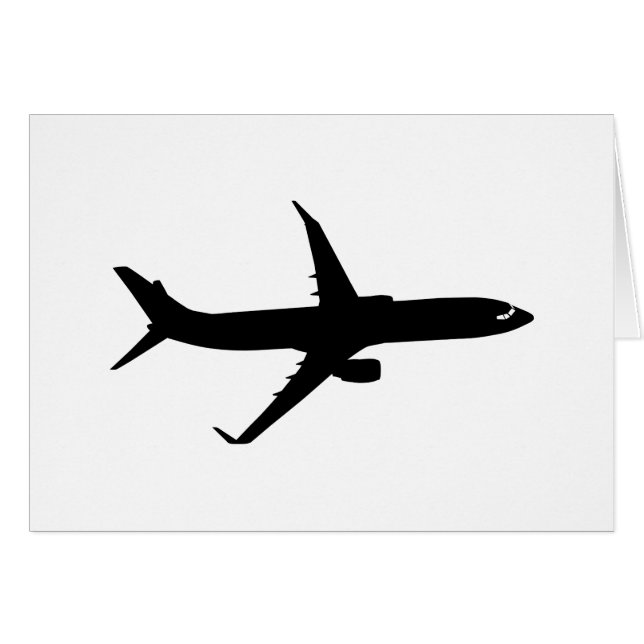 Couleur de la Personnaliser de vol noir Jetliner d (Devant horizontal)