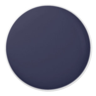 Couleur de tendance - Bouton en céramique bleu mar