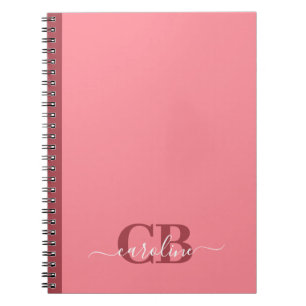 Couleur de tendance - Carnet de script rose pastèq