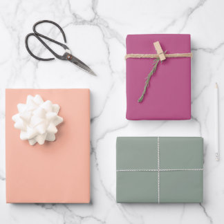 Couleur de tendance - Feuilles de papier d'enrobag