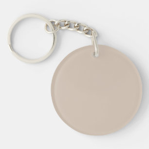 Couleur de tendance - Porte - clé Taupe souple
