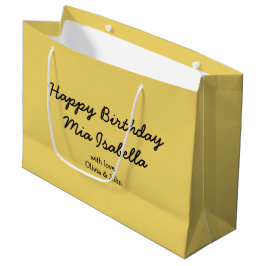Couleur de tendance - Sac cadeau Personnalisable J