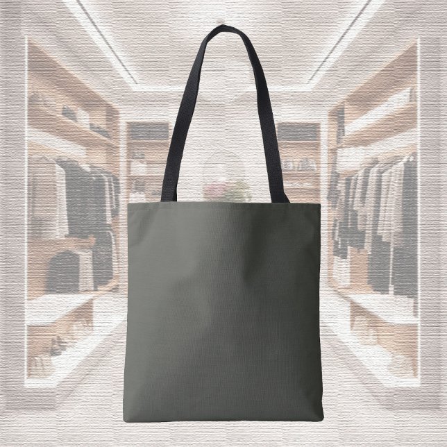 Couleur de tendance - Sac fourre-tout gris de forê (Créateur téléchargé)