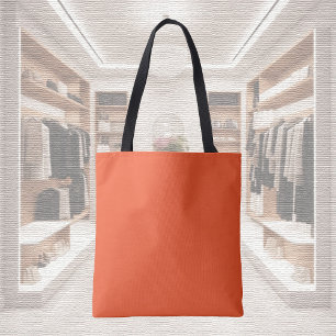 Couleur de tendance - Sac fourre-tout rouge flamme